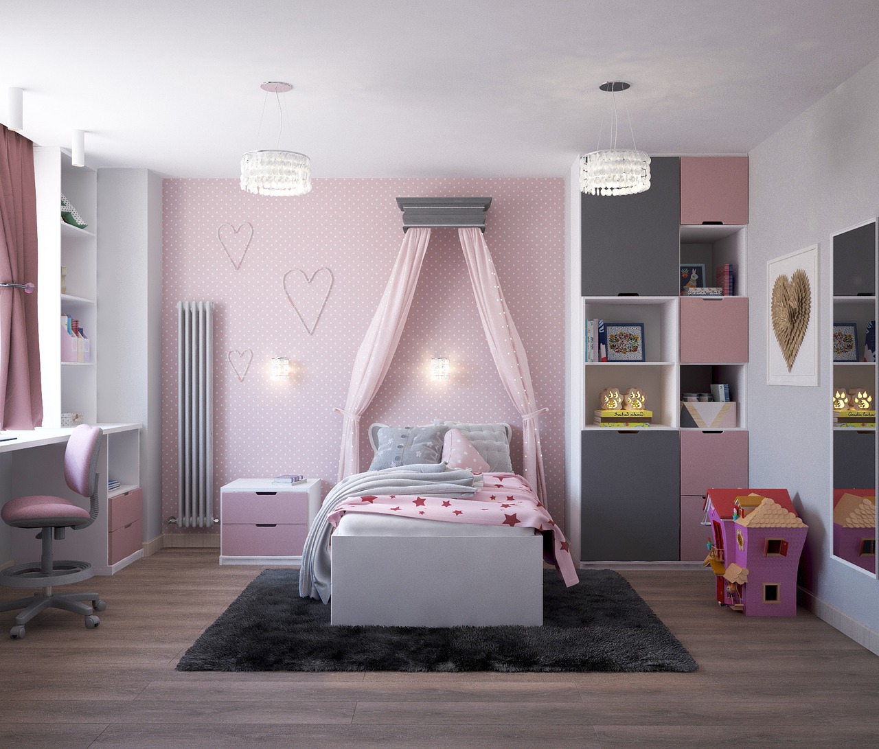 chambre enfant rangement